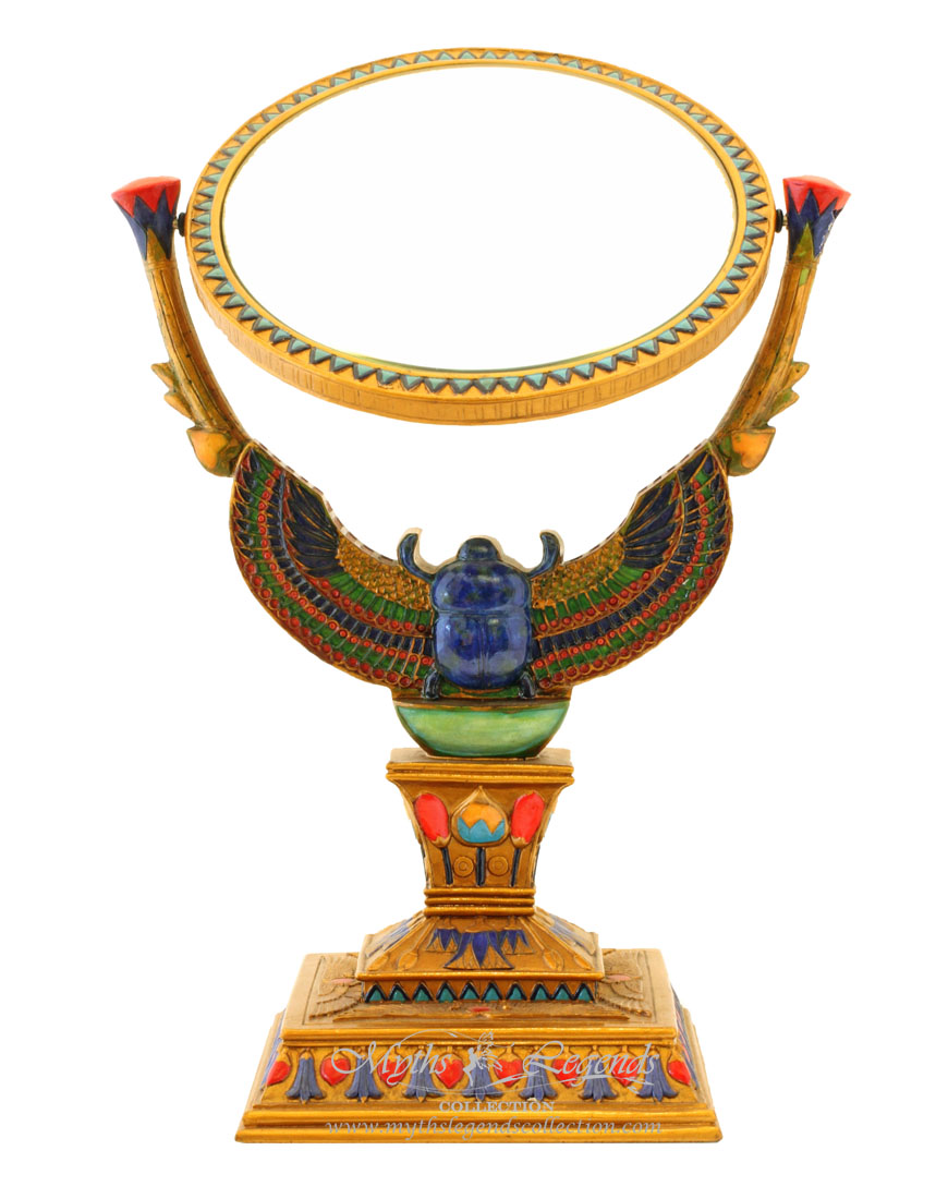 Egyptian Scarab Mirror