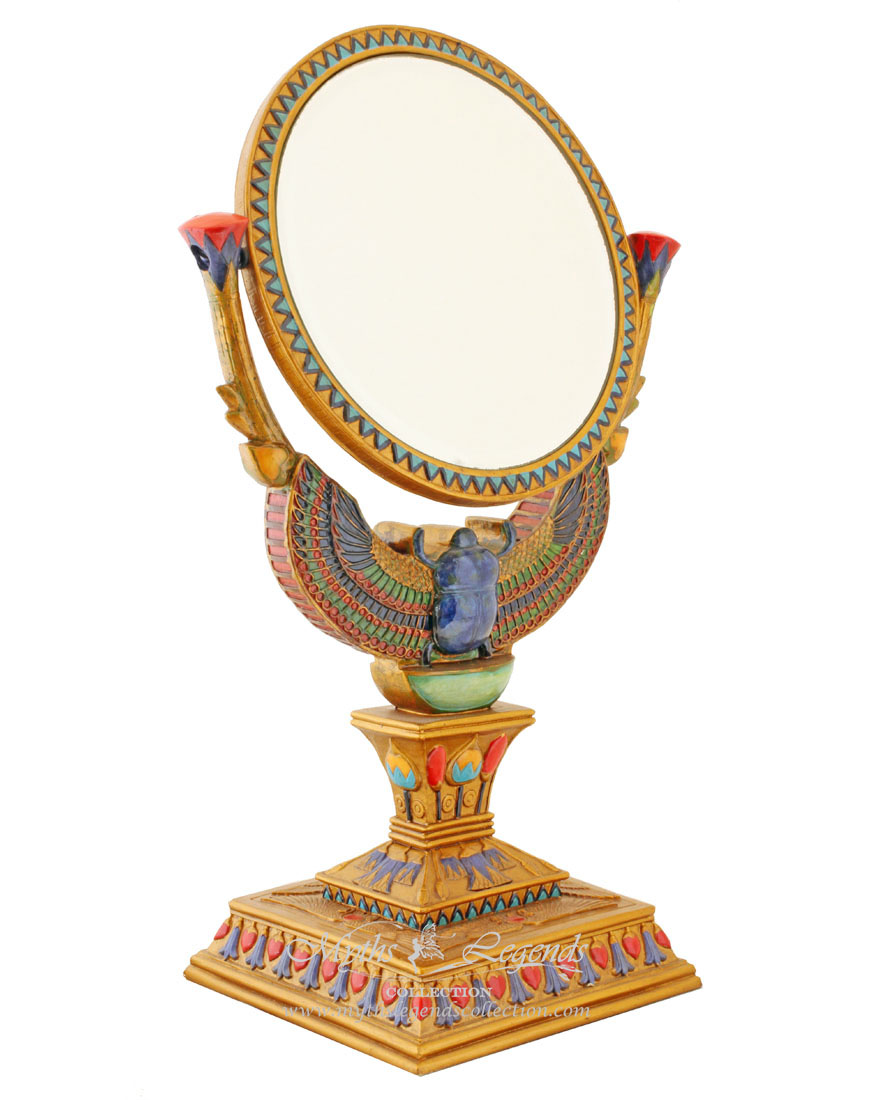 Egyptian Scarab Mirror