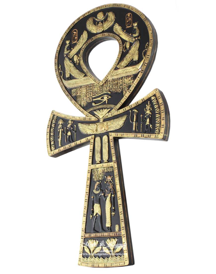Handcrafted Wooden Ankh Necklace - Egyptian Cross Pendant – Art Carving Shop