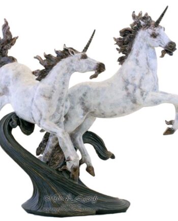 Two Running Unicorns