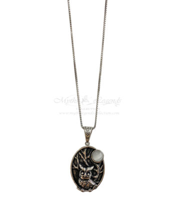 Owl of Wisdom - White (Stainless Steel Jewellery)