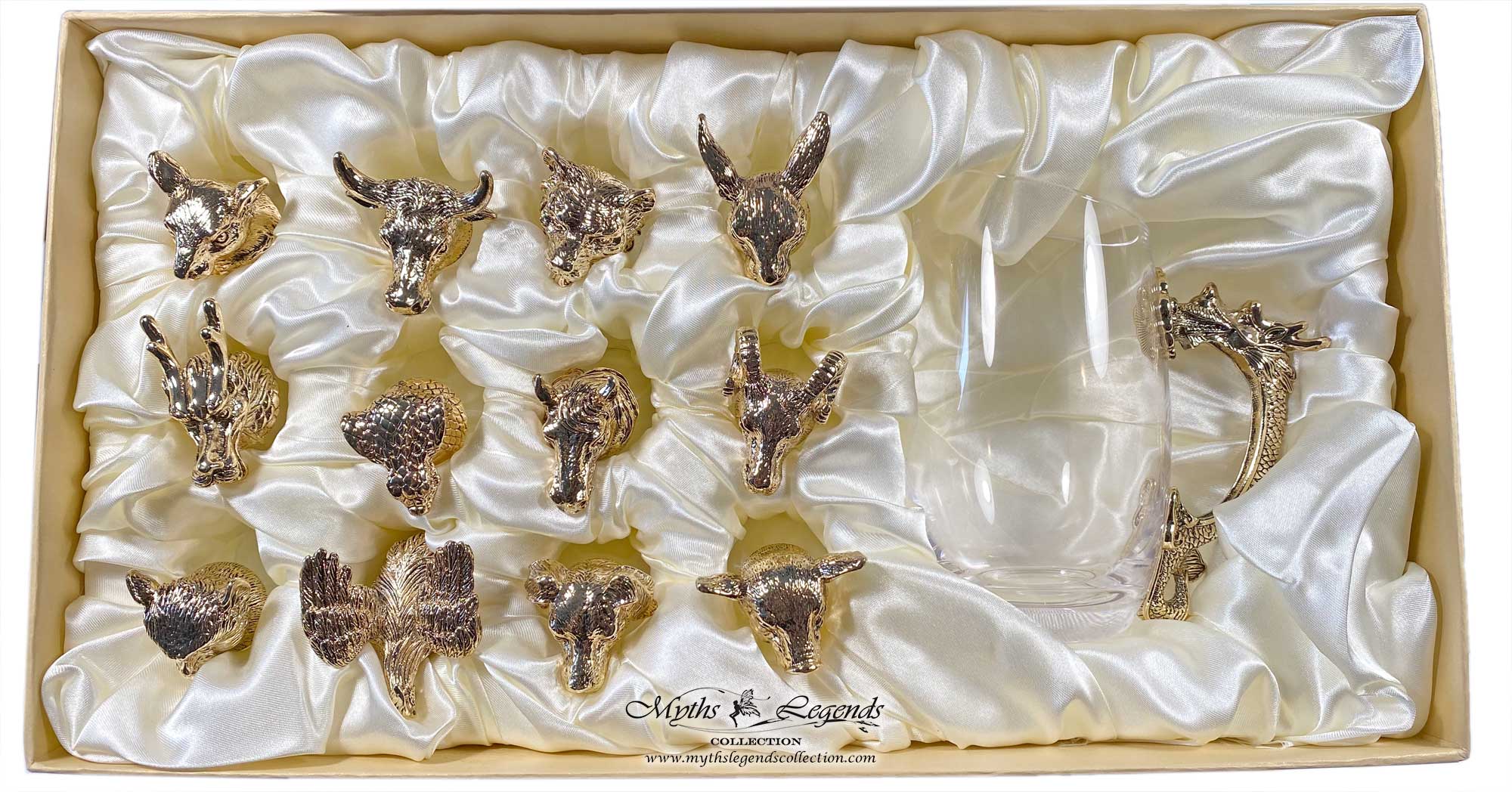 12 Zodiac Wine Set with Jug